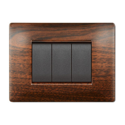 Q.TA' 1 PLACCA LIFE Q LIVING PLAST LEGNO SCURO 7P