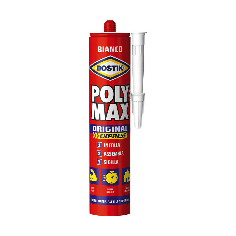 Q.TA' 1 BOSTIK POLYMAX ORIGINAL 425 G BIANCO CARTUCCIA