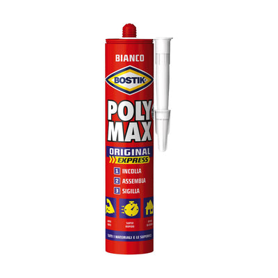 Q.TA' 1 BOSTIK POLYMAX ORIGINAL 425 G BIANCO CARTUCCIA