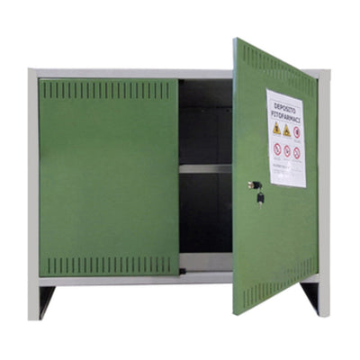 Q.TA' 1 ARMADIO P/FITOFARMACI KIT 2 ANTE 100X40XH80CM