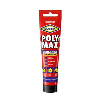 Q.TA' 12 BOSTIK POLYMAX ORIGINAL 165 G BIANCO TUBO