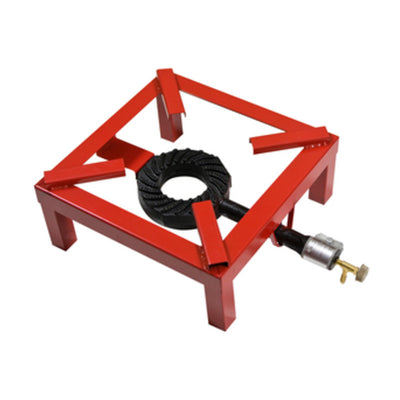 Q.TA' 2 FORNELLONE A GAS 45X45 CM BRUCIAPIU