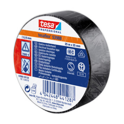 Q.TA' 10 NASTRO ISOLANTE CERTIFICATO NERO 25MTX25MM