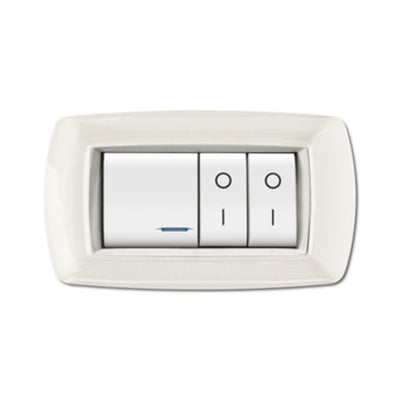 Q.TA' 1 PLACCA LIFE LIVING PLAST BIANCO 4P CORNICE BIANCO