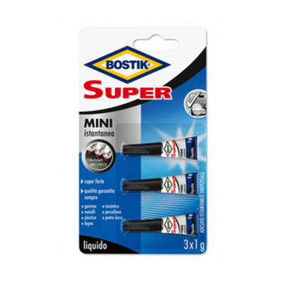 Q.TA' 10 BOSTIK SUPER MINI ISTANTANEO ADESIVO 3X1 G BLISTER