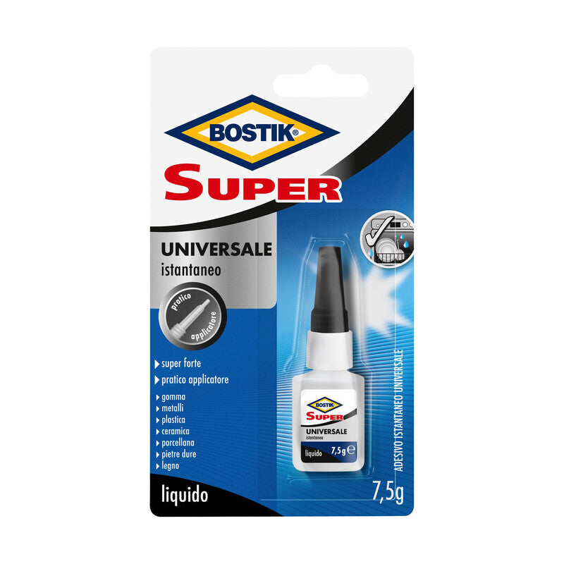 Q.TA' 12 BOSTIK SUPER UNIVERSALE ISTANTANEO ADESIVO 7,5 G BLISTER