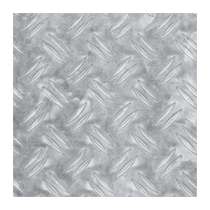 Q.TA' 1 LAMIERA 37153 STRIATA ALLUMINIO 60X100X0,15 CM