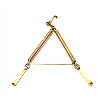 Q.TA' 6 BL APPENDIPIATTI A MOLLA OTTONATO 22X33 CM (2)