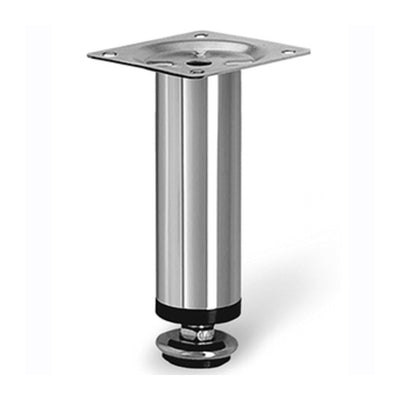 Q.TA' 8 PIEDINO REGOLABILE ACCIAIO CROMATO MOBILI 100 MM