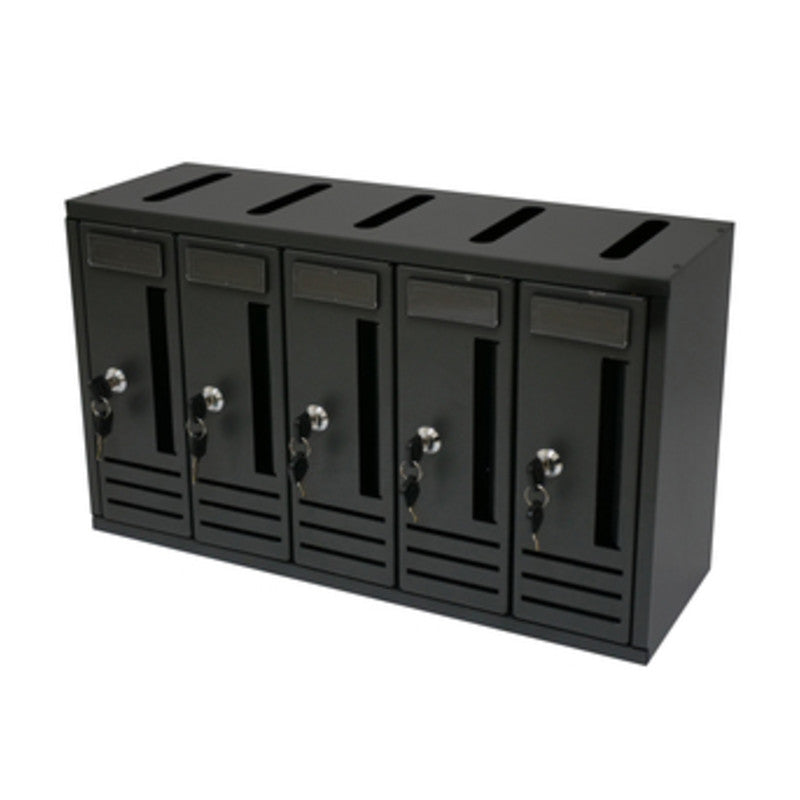 Q.TA' 1 CASSETTA POSTALE COMPO 5 52X18X30 CM ANTRACITE