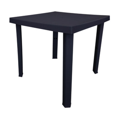 Q.TA' 1 TAVOLO RESINA FIGARO 80X80XH72CM ANTRACITE