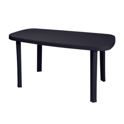 Q.TA' 1 TAVOLO GARDEN OTELLO 136X82XH72CM ANTRACITE
