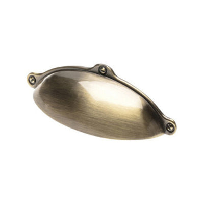 Q.TA' 1 MANIGLIA ZAMA RJM 0127 CONCHIGLIA ANTIC 95X40 MM