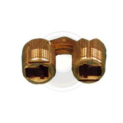 Q.TA' 24 CERNIERA CILINDRICA INVISIBILE OTTONE D 14 MM**