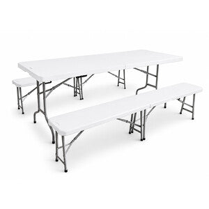 Q.TA' 1 C SET BIRRERIA IN ACCIAIO E HDPE 183X75XH74CM