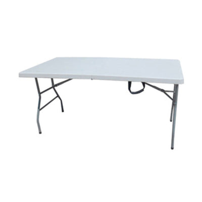 Q.TA' 1 C TAVOLO IN ACCIAIO E HDPE PIEGHEVOLE 152X76XH74CM