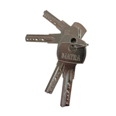 Q.TA' 10 CHIAVE TIPO DOM P/LUCCHETTO CORAZZATO MATRA