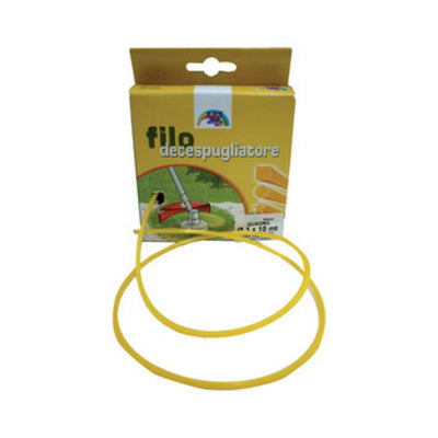 Q.TA' 1 FILO NYLON QUADRO P/DECESPUGLIATORE 3,0MMX10M