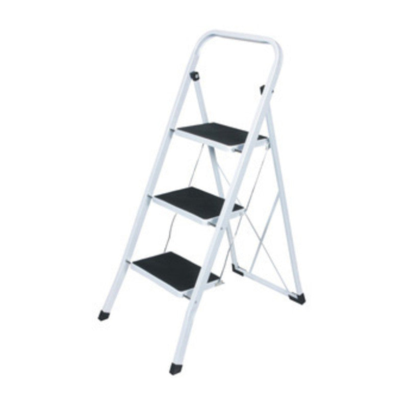 Q.TA' 1 C SGABELLO SALVASPAZIO ACCIAIO 3 GR STEP STOOL-R