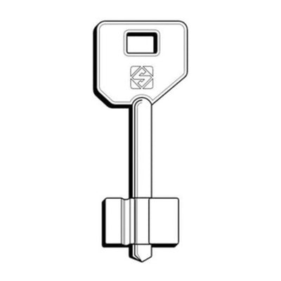 Q.TA' 5 SILCA 5KY7 CHIAVE DOPPIA MAPPA OTTONE