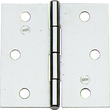 Q.TA'. 12 CERNIERA PERNO FISSO 121 IN INOX 2 50X50 MM