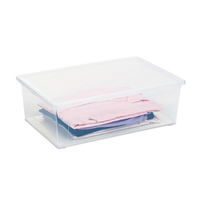 Q.TA' 20 CONTENITORE EASY BOX C/COPER 60X40XH18 CM TRASP