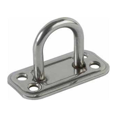 Q.TA' 5 PIASTRA 865/IN CAVALLOTTO FISSO INOX BASE 30X60 MM