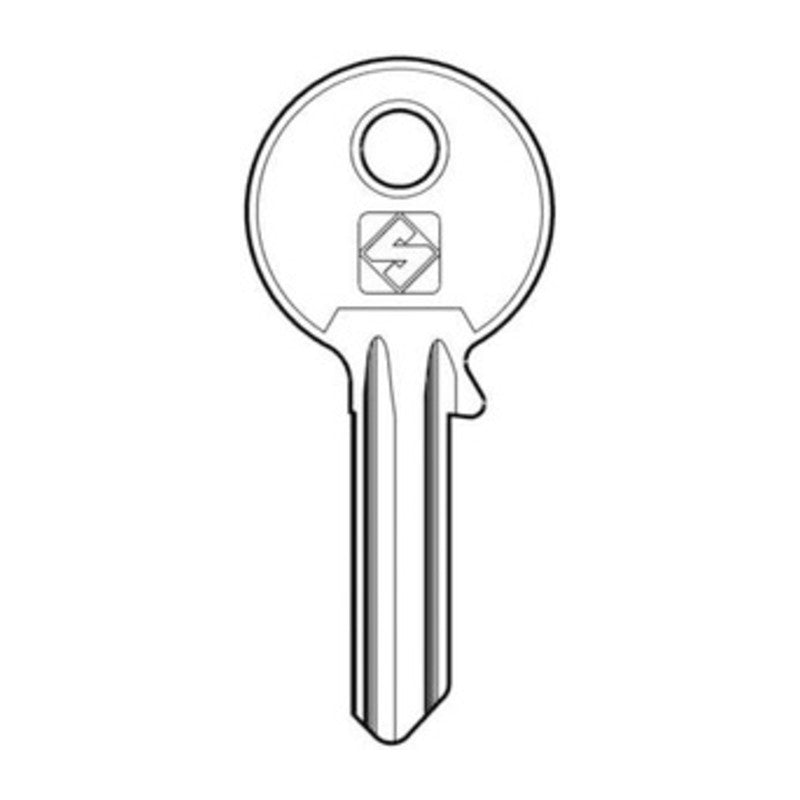 Q.TA' 10 SILCA CC1 CHIAVE PROFILO OTTONE