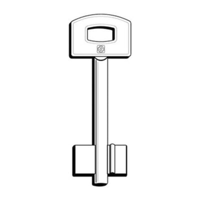 Q.TA' 5 SILCA 5SCM10 CHIAVE DOPPIA MAPPA OTTONE