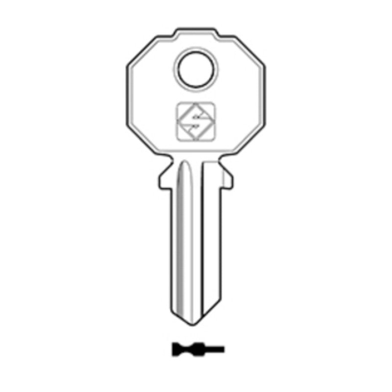 Q.TA' 100 SILCA PF2 CHIAVE PROFILO ACCIAIO