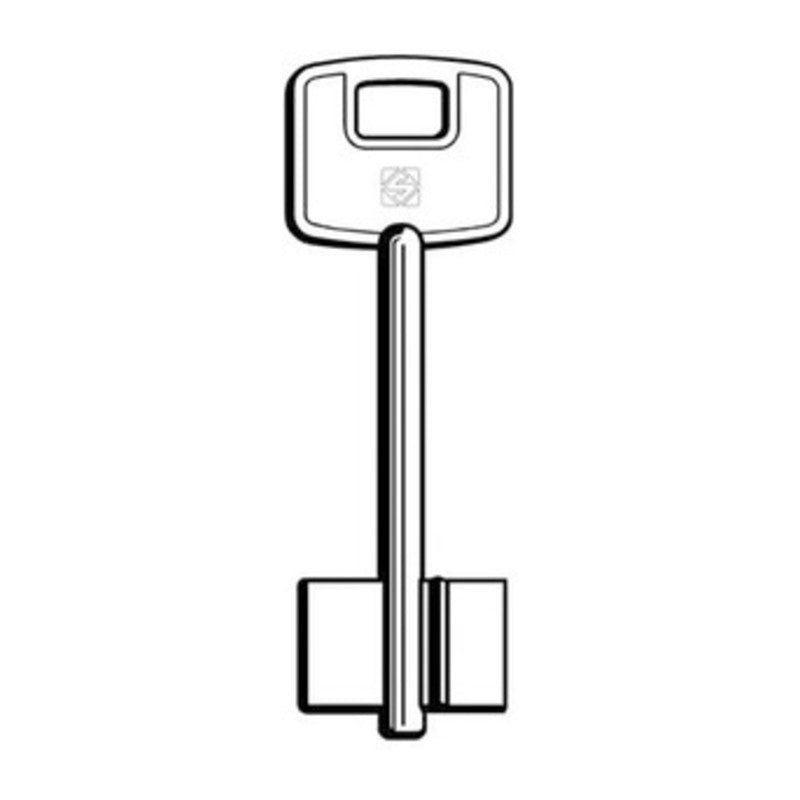 Q.TA' 25 SILCA CS CHIAVE DOPPIA MAPPA OTTONE