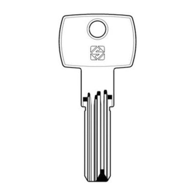 Q.TA' 5 SILCA CB87 CHIAVE PUNZONATA OTTONE