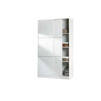 Q.TA' 1 KIT ARMADIO 2 ANTE SCORR 120X50XH200 BIANCO L.