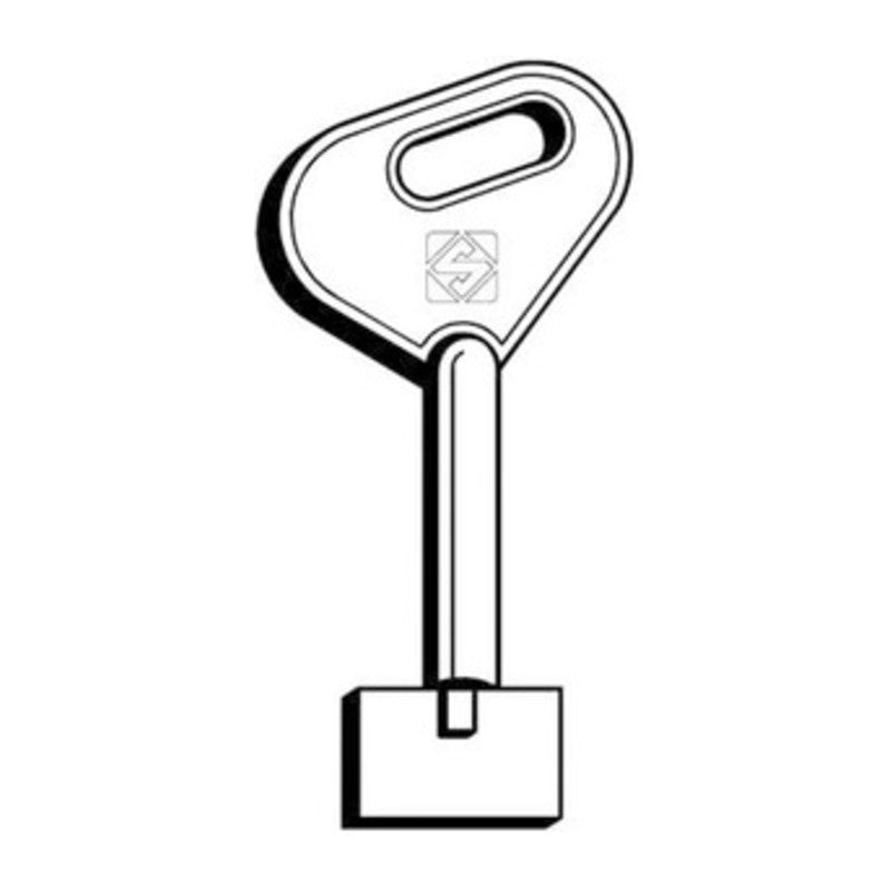 Q.TA' 5 SILCA 5AU3 CHIAVE POMPA OTTONE