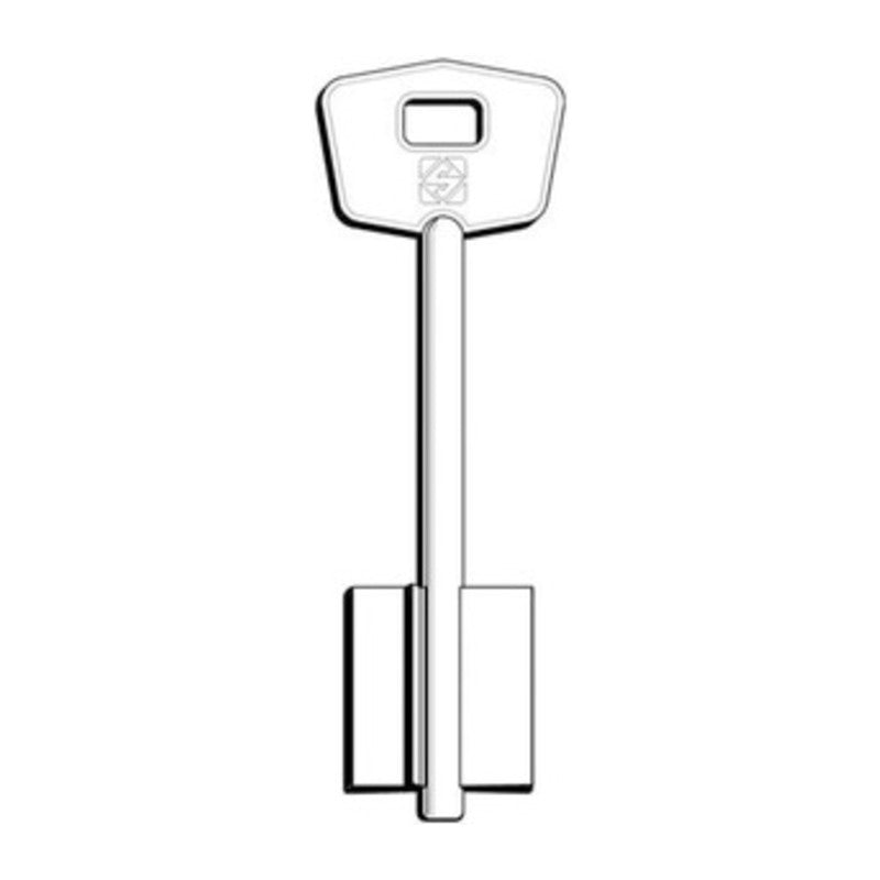 Q.TA' 5 SILCA 5MT5 CHIAVE DOPPIA MAPPA OTTONE