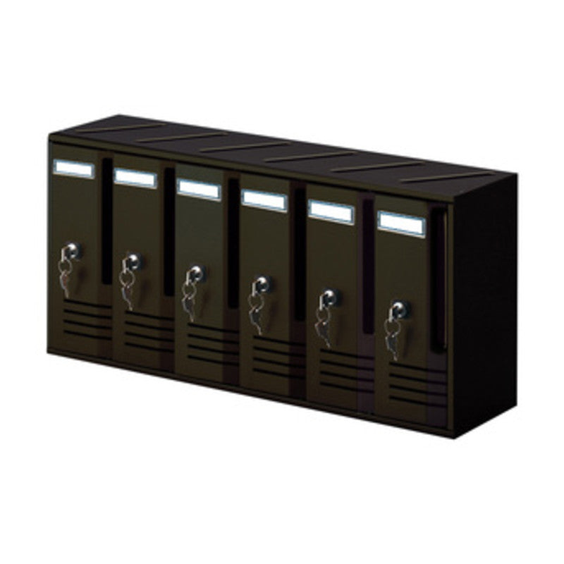 Q.TA' 1 CASSETTA POSTALE ALUBOX CUBO C6 62X17,5X30 GR GHISA