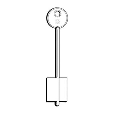 Q.TA' 5 SILCA RL CHIAVE DOPPIA MAPPA OTTONE