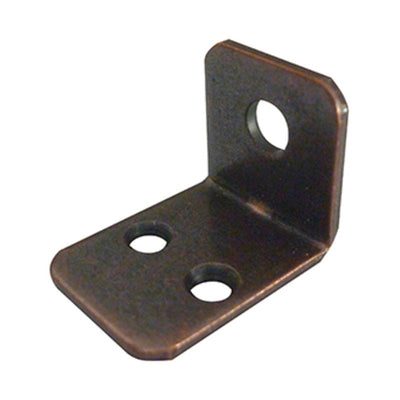 Q.TA' 100 SQUADRETTA DI FISSAGGIO ARMADIO 22X28X21 MM BRON