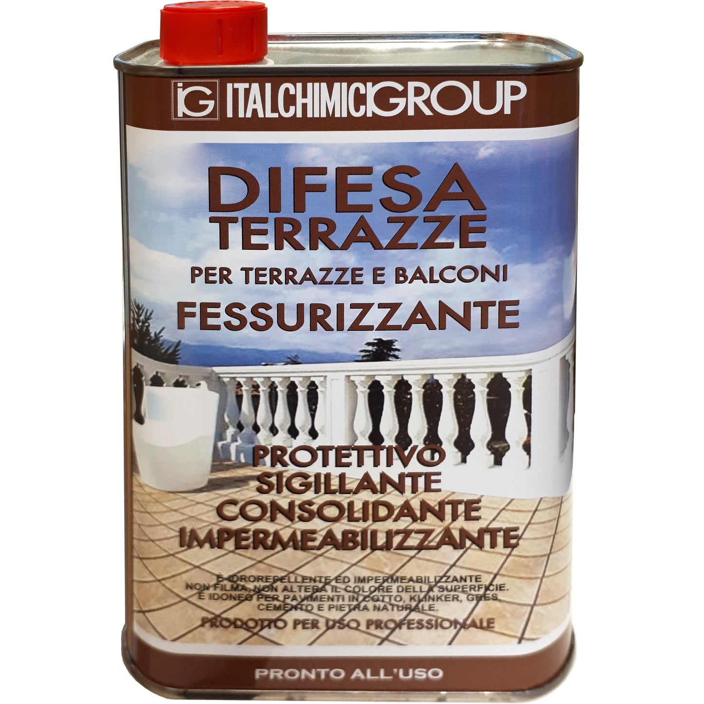 IMPERMEABILIZZANTE DIFESA TERRAZZE 1 L