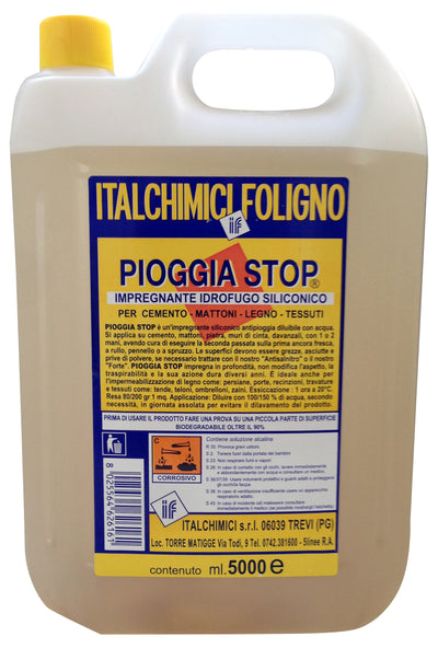 IMPREGNANTE IDROFUGO PIOGGIA STOP 5 L