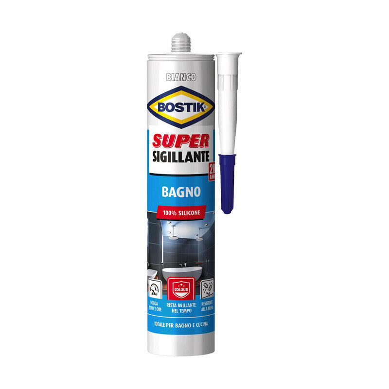 Q.TA' 1 BOSTIK SUPER SIGILLANTE BAGNO 300 ML CARTUCCIA