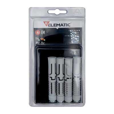 Q.TA' 10 ELEMATIC BLISTER TASSELLO EM12 12X70 MM 4