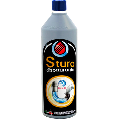 Q.TA'. 12 DISGORGANTE LIQUIDO STURO NUOVA FORMULA 1 L