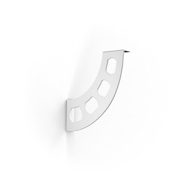 Q.TA' 5 REGGIMENSOLA BOOMERANG 180X190MM CF 2 BIANCO