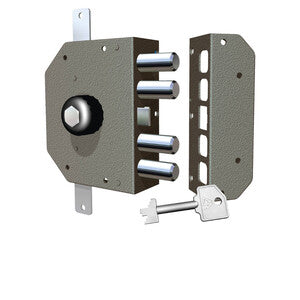 Q.TA' 1 CR 3250 SERRATURA APPL P/LEGNO POMPA TRIPL C/SCR DX C/POMOLO