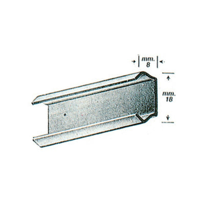 Q.TA' 1 OMGE 119 BINARIO ANTINA SCORREVOLE ACC ZINC 3 M