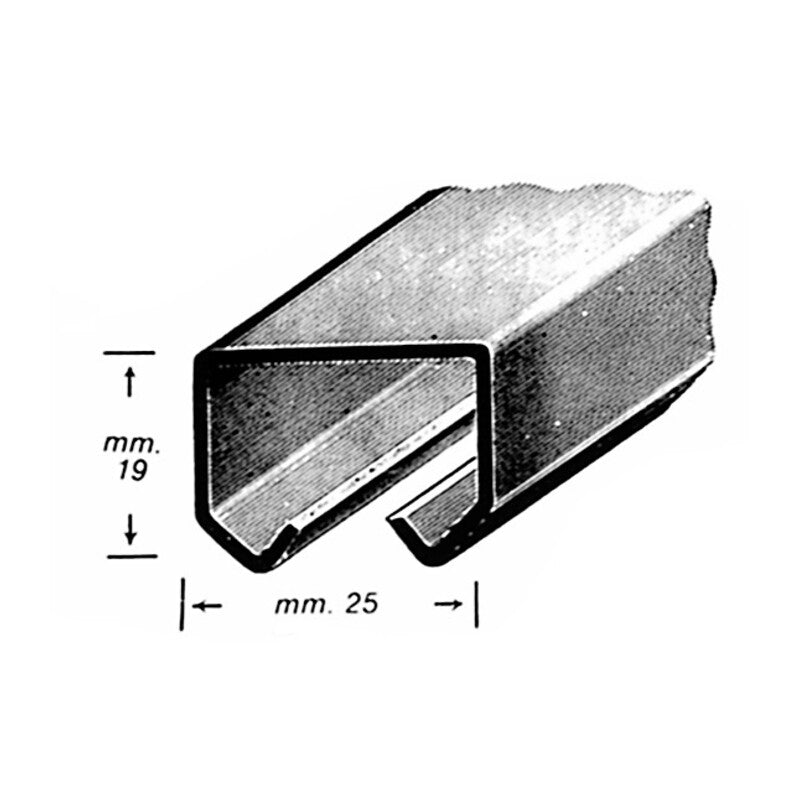 Q.TA' 1 OMGE 10 BINARIO PORTA SCORR PORT 25 KG ACC ZIN 3 M