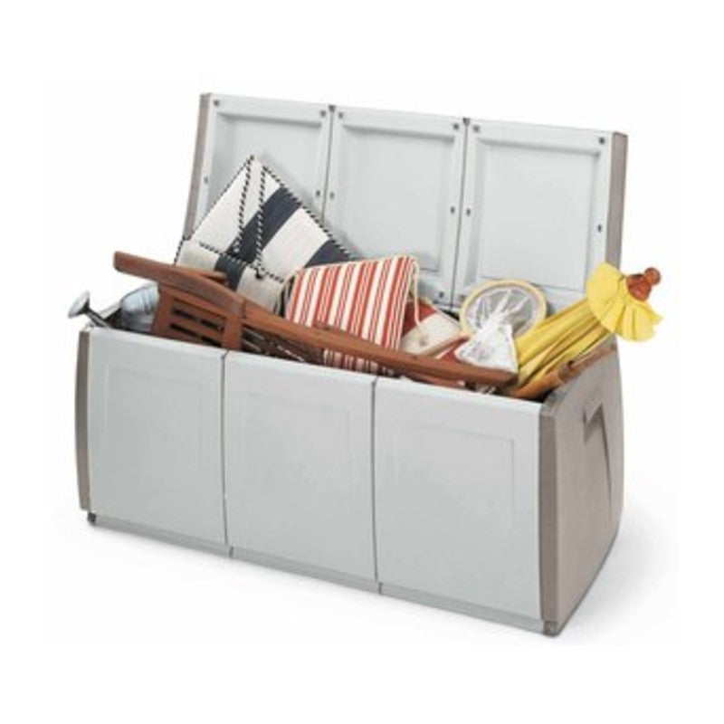 Q.TA' 1 CASSAPANCA TERRY BOX 140X54XH57 CM GRIGIO TORT