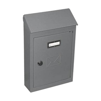 Q.TA' 6 CASSETTA POSTALE 2500 C C/TETTO E CIL 20X6X30 GRIGIO