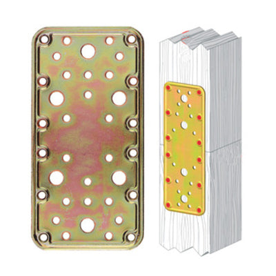 Q.TA' 20 PIASTRA 774 DIRITTA ACCIAIO TROPIC 90X180 MM